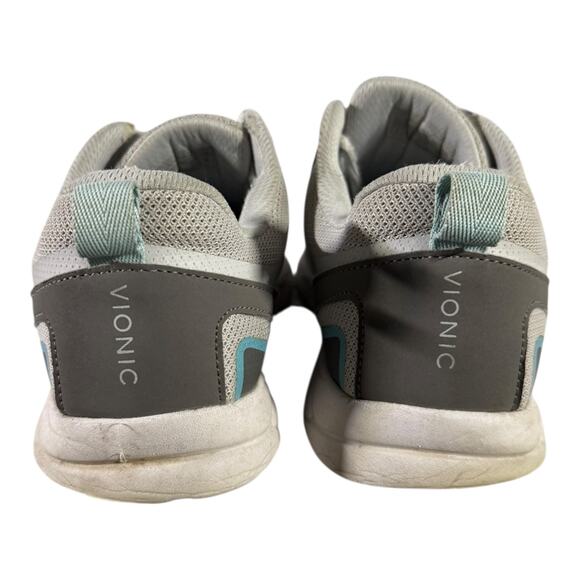 Vionic Miles II Women’s Size 8 Walking Sneakers Gray Blue Orthotic Arch Support - Picture 5 of 8